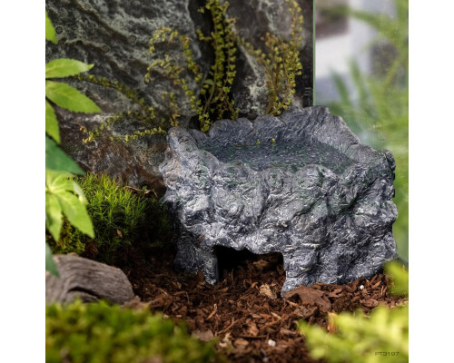 Exo Terra Corner Cave Medium Керамическое угловое влажное укрытие (Medium)