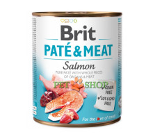 Brit Pate & Meat Salmon 800 gr