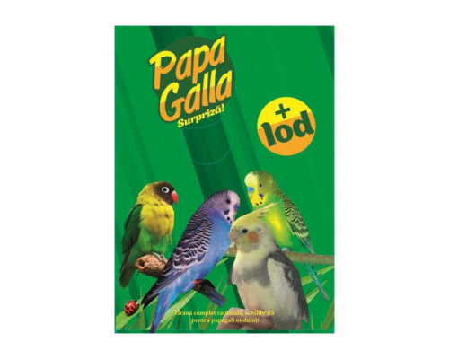 PapaGalla Корм для волнистых попугаев 500 гр