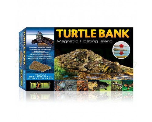 Exo Terra Turtle Bank Medium Магнитный плавающий островок для водных черепах (Medium)