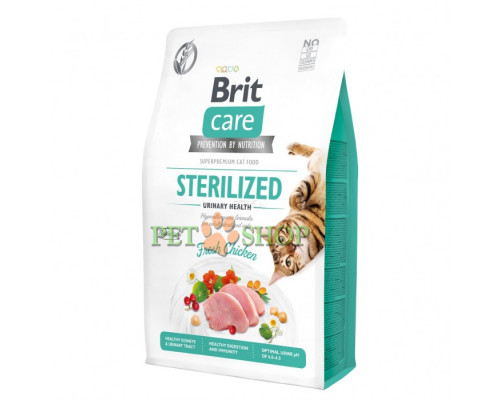 Brit Care Cat Grain-Free Sterilized Urinary Health 2 kg