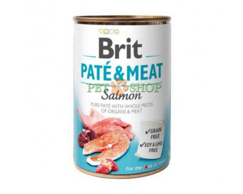 Brit Pate, Meat Salmon 400 gr