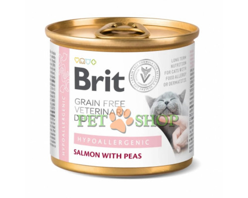 Brit Veterinary Diet Cat Hypoallergenic 200 gr