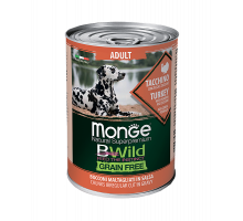MONGE DOG BWILD ADULT Turkey/Pumpkin/Zucchini 400gr.