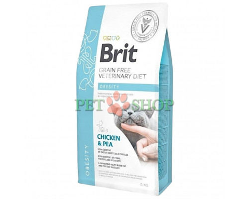 Brit Obesity Cat 5 kg для кошек