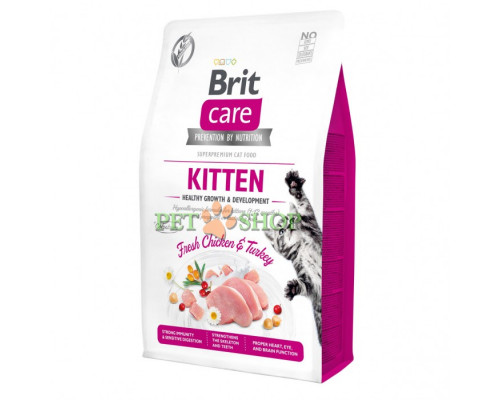 Brit Care Cat Grain-Free Kitten Healthy Growth 2 kg