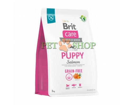 Brit Care Grain-free Puppy Salmon 3 kg