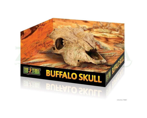 Exo Terra Buffalo Skull Натуральное укрытие «Череп буйвола» для террариума