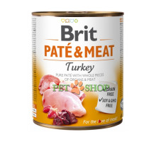Brit Pate & Meat Turkey 800 gr