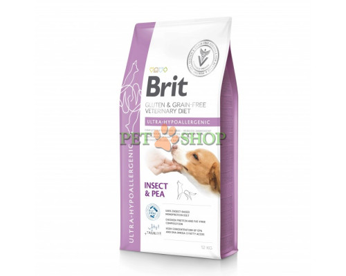 Brit Veterinary Diets Dog Ultra-Hypoallergenic для взрослых собак, 12 кг