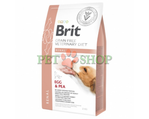 Brit GF Veterinary Diet Dog Renal 2 kg для собак
