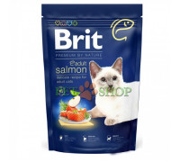 Brit Premium by Nature Cat Adult с лососем 1.5 кг