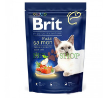 Brit Premium by Nature Cat Adult с лососем 1.5 кг