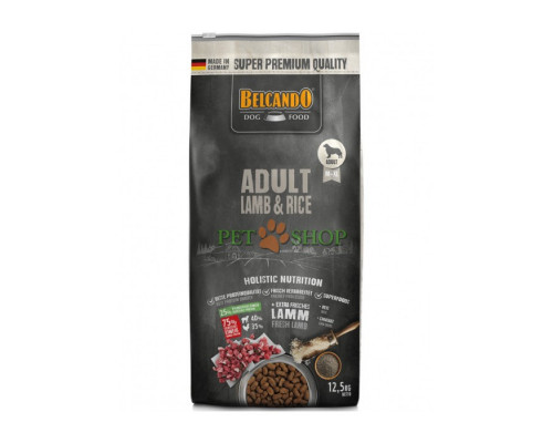 Belcando Adult Lamb, Rice 12.5 kg