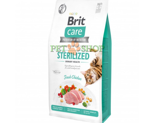 Brit Care Cat Grain-Free Sterilized Urinary Health 1 кг на развес