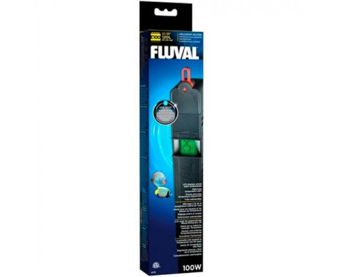 Fluval E Heater 100W – электронный нагреватель для аквариума, до 120 л