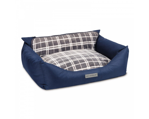 Лежак Pet Fashion «Prime» для собак, 66x52x24 см, синий