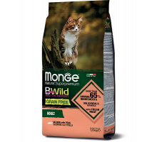 MONGE DRY CAT BWILD GF Salmone/Peas 1,5kg