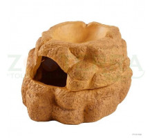 Exo Terra Big Rock Small Керамическое влажное укрытие с крышкой (Small)