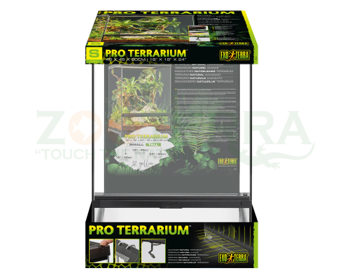 Exo Terra Pro Terrarium Small Tall Стеклянный террариум 45×45×60 см