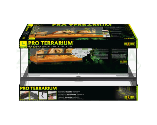 Exo Terra Pro Terrarium Large Wide Стеклянный террариум 90×45×45 см
