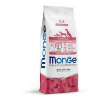 MONGE DRY DOG ALL BREED PUPPY Beef/Rice 12kg