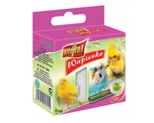 Vitapol Минеральный камень для птиц с яблоком (2шт)